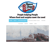 Tablet Screenshot of hungerathome.org